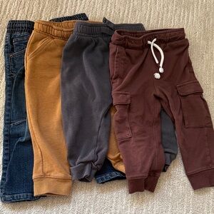 Boys fall bundle Bottoms Set - Brown, Gray, and Blue cat and jack 2T